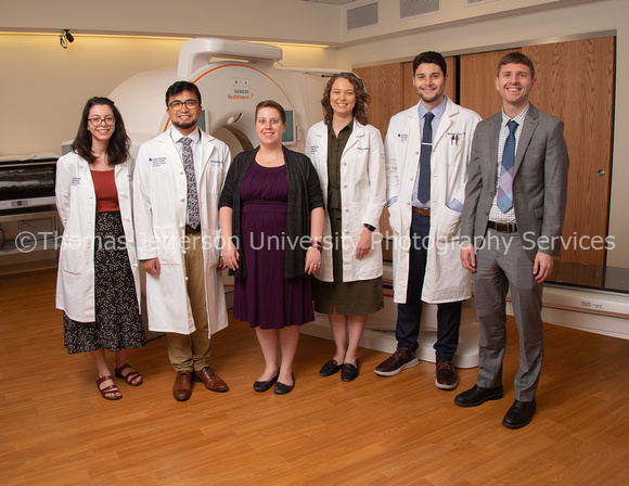 Radiation Oncology and Physics Residents groups in Bodine Basement 2022-0718