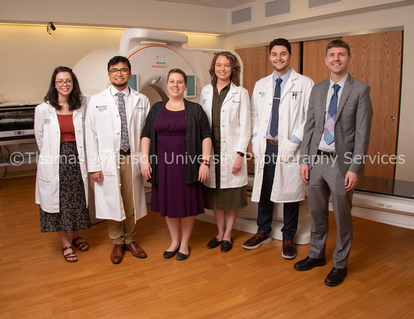 Radiation Oncology and Physics Residents groups in Bodine Basement 2022-0719